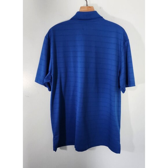 Grand Slam Airflow Polo Shirt Golf Blue Short Sleeve Polyester Large EUC - Picture 2 of 10